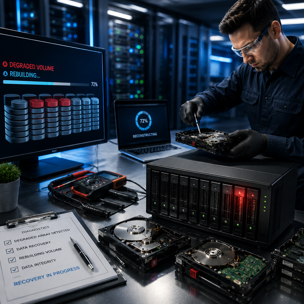 Volume Degraded Recovery Service